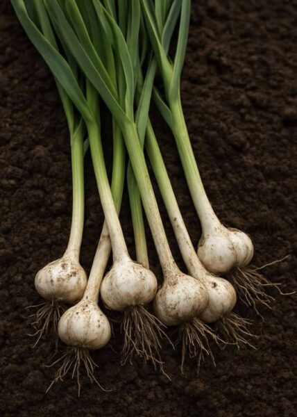 שום הגינה ALLIUM SATIVUM