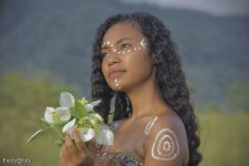 Melanesian girl, West Papua, Pacific Islands